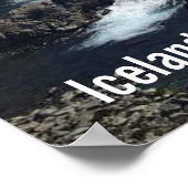 Poster Cascade d'Islande (Coin)