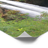 Poster Cascade double, Wailua Falls Kauai Hawaii (Coin)