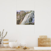 Poster Cascade du canyon de Bells, nature sauvage du pic  (Cuisine)