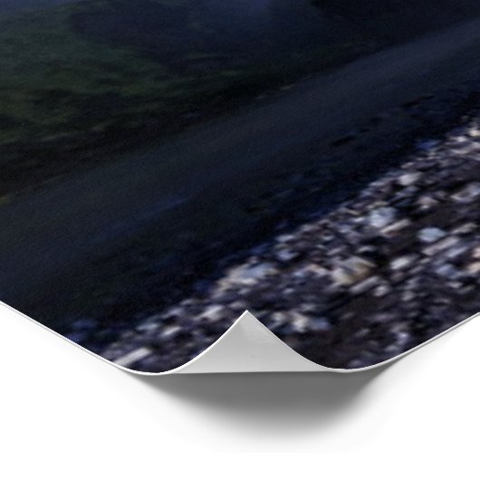 Poster Cascade et arc-en-ciel (Coin)