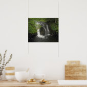 Poster Cascade et Green Feuilles Nature Photo (Cuisine)