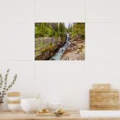 Poster Cascade et rivière Cascade (Cuisine)