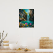 Poster Cascade éthérée au printemps (Cuisine)