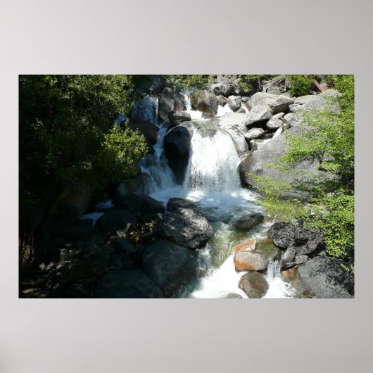Poster Cascade Falls dans le parc national de Yosemite (Devant)