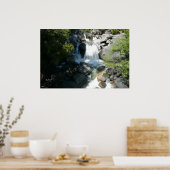 Poster Cascade Falls dans le parc national de Yosemite (Cuisine)