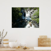 Poster Cascade Falls dans le parc national de Yosemite (Cuisine)