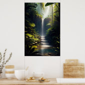 Poster Cascade Forestière, Charmant Cascade (Cuisine)