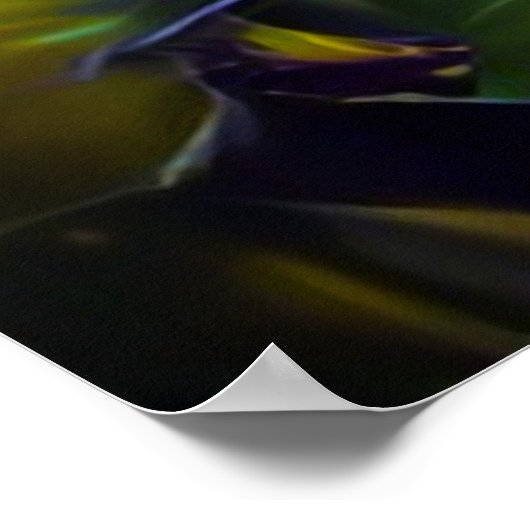 Poster Cascade fractale (Coin)