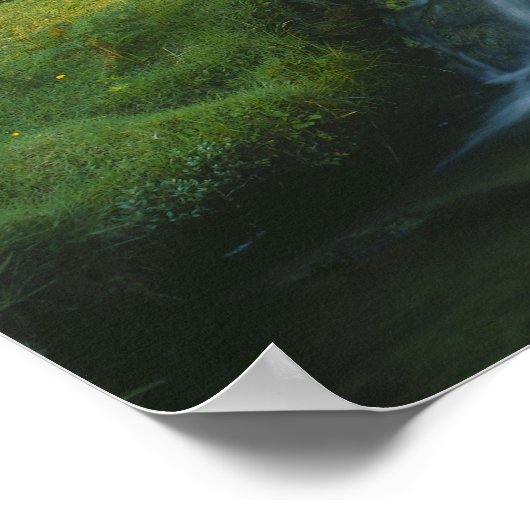 Poster Cascade, île de Skye, Écosse (Coin)