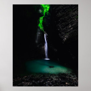 Poster Cascade Kozjak dans toute sa gloire