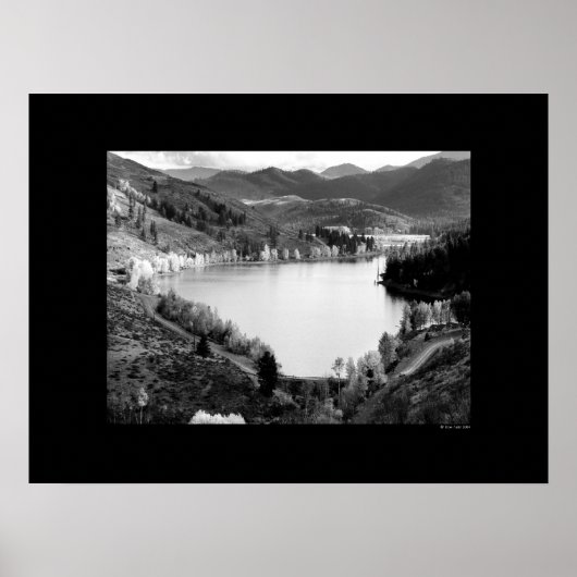 Poster Cascade - Lac (Devant)