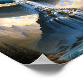 Poster Cascade magique Imaginaire surréaliste Art (Coin)