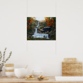 Poster Cascade Mère et Cube Ours Noir (Cuisine)