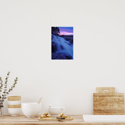 Poster Cascade paisible (Cuisine)