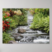 Poster Cascade, PARADISE (Devant)