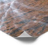 Poster Cascade, Parc national de Zion, Utah, États-Unis (Coin)