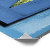 Poster Cascade Photo Trompe l'oeil Fake Window (Coin)