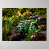 Cascade pittoresque photo dans Japanese Rock Garde