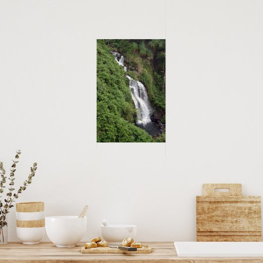 Poster Cascade Près De Hilo, Hawaii (Cuisine)