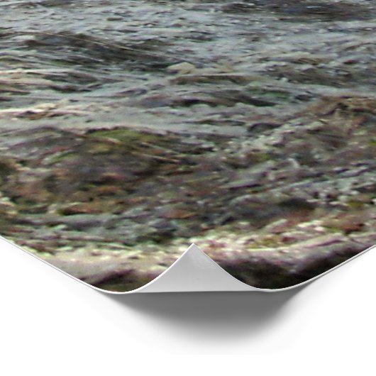 Poster Cascade rurale du Michigan (Coin)