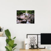 Poster Cascade sous le château de Neuschwanstein, Allemag (Bureau à domicile)