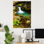 Poster Cascade sur Hare Creek, Californie (Bureau à domicile)