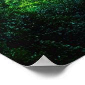 Poster Cascade tropicale de la forêt tropicale (Coin)