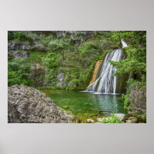 Poster Cascade verte (Devant)