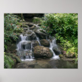 Poster Cascade verte (Devant)