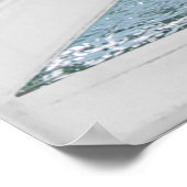 Poster Cascade Vue Trompe l'oeil Fake Window (Coin)