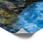 Poster Cascade Wimbachklamm Gorge Wooden Path Bavarois (Coin)