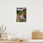 Poster Cascade Yellowstone (Cuisine)