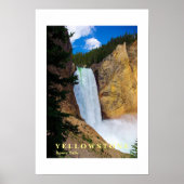 Poster Cascade Yellowstone (Devant)