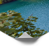 Poster Cascades dans le parc national de Plitvice - Croat (Coin)