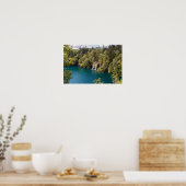 Poster Cascades dans le parc national de Plitvice - Croat (Cuisine)