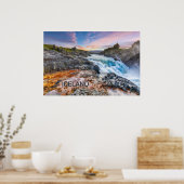 Poster Cascades de Geitafoss, Islande (Cuisine)