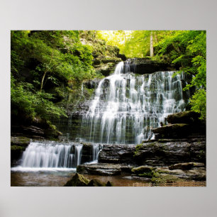 Poster Cascades de mitrailleuse