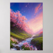 Poster Cascades enchantées (Devant)