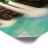 Poster Cascades et lumières dansantes (Coin)