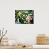 Poster Cascades et lumières dansantes (Cuisine)