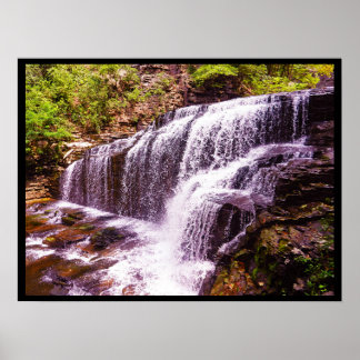 POSTER CASCADILLA GORGE ITHACA NEW YORK