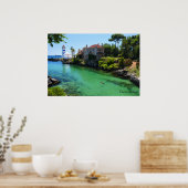 Poster Cascais Portugal Farol Père Noël Marta (Cuisine)