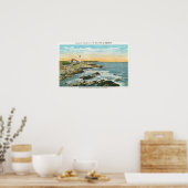 Poster Casco Bay Vue du phare de Portland Head (Cuisine)