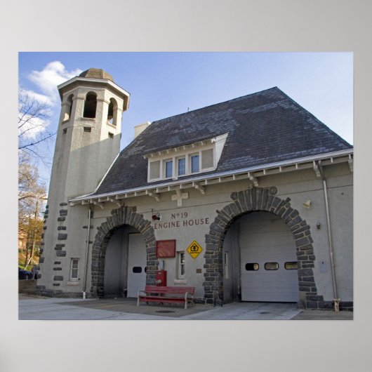 Poster Caserne de pompiers numéro 19 à Washington, D.C. (Devant)