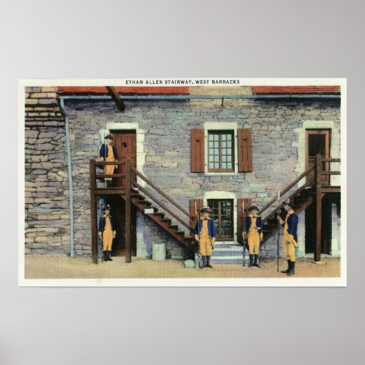 Poster Casernes Ouest, Scène Ethan Allen (Devant)