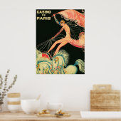 Poster Casino de Paris ~ Annonce vintage (Cuisine)