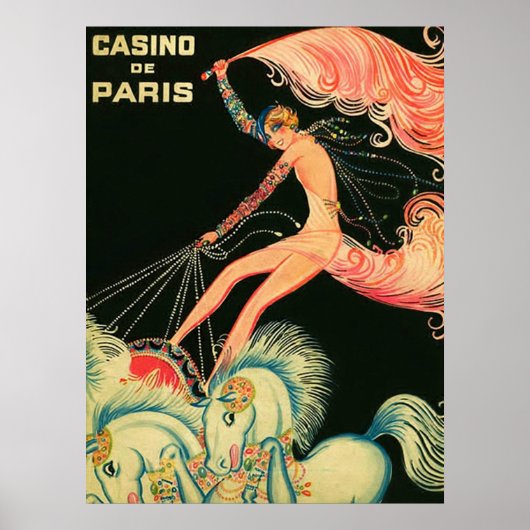 Poster Casino de Paris ~ Annonce vintage (Devant)