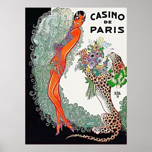 Poster Casino de Paris - Glamour des Années folles (Devant)