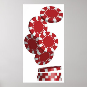 Poster Casino/jetons de poker
