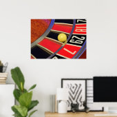 Poster casino roulette ball numéro 29 jeu (Bureau à domicile)